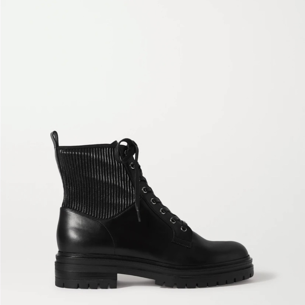 Gianvito Rossi Martis Leather Boots Size 42